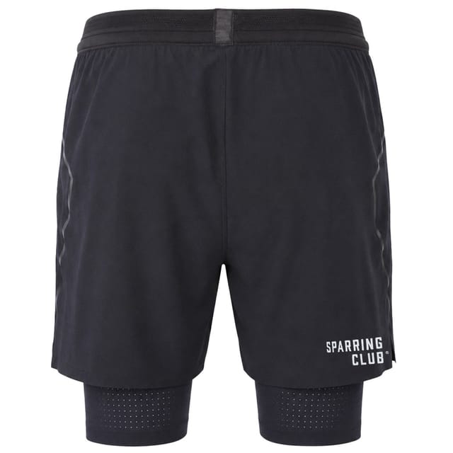 BoxRaw BoxRaw Men's Sparring Club 2in1 Black Shorts - 3