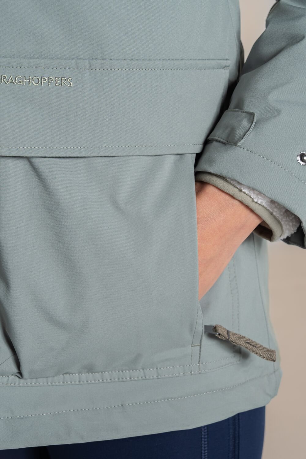 Craghoppers Craghoppers Women's Crossbill Hooded Waterproof Breathable Padded Insulated Jacket in Green - 4