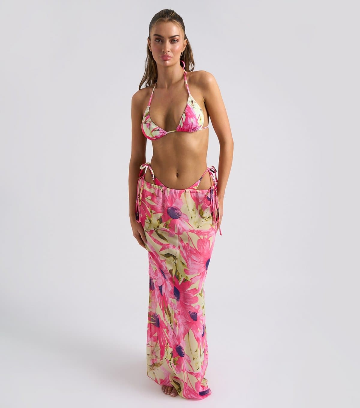 Urban Bliss Women's Floral Beach Maxi Skirt Urban Bliss New Look