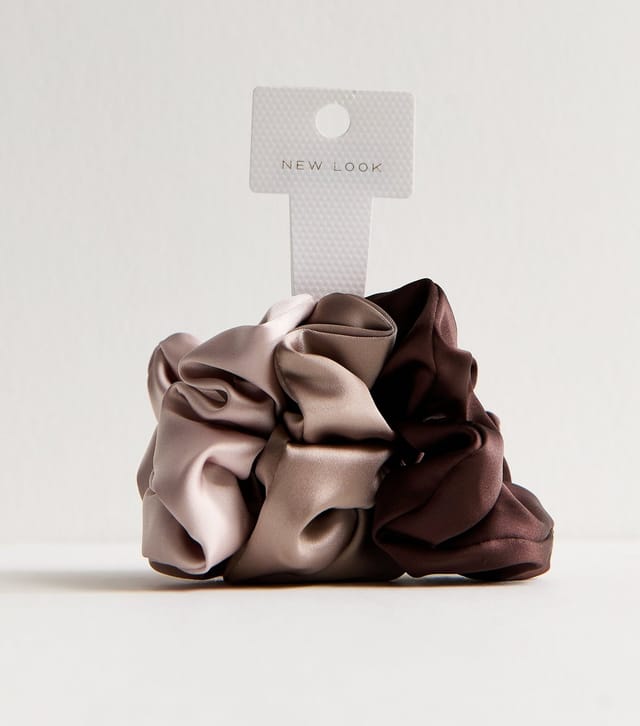 New Look Pack Of 3 Satin Scrunchies New Look - 2