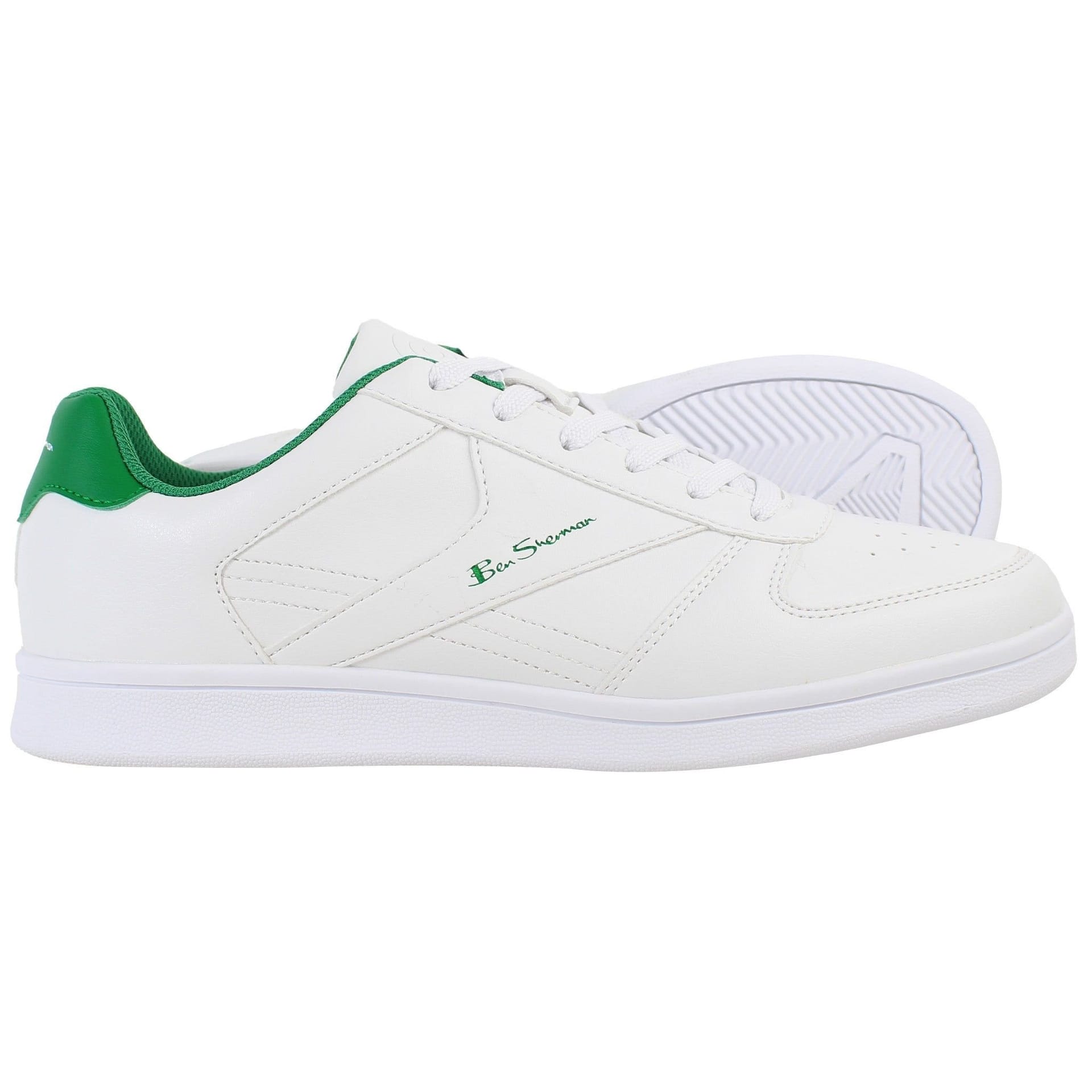Ben Sherman Ben Sherman Men's Campus Wide White Trainers - 4