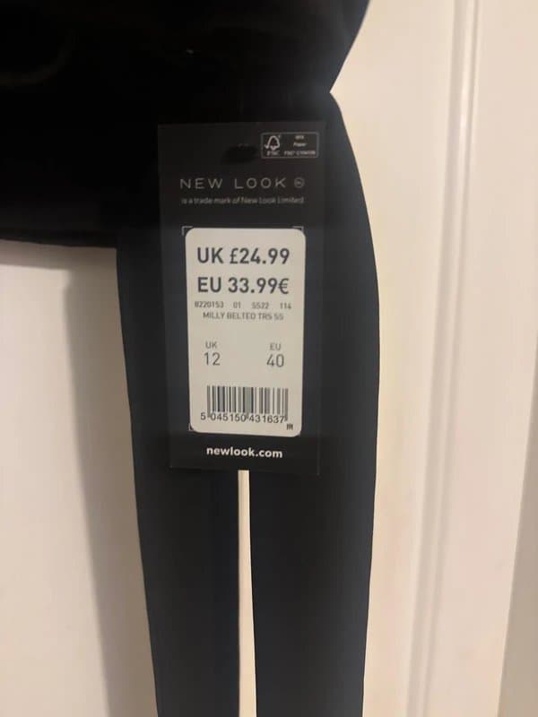 New Look New look paper bag style trousers size 12
