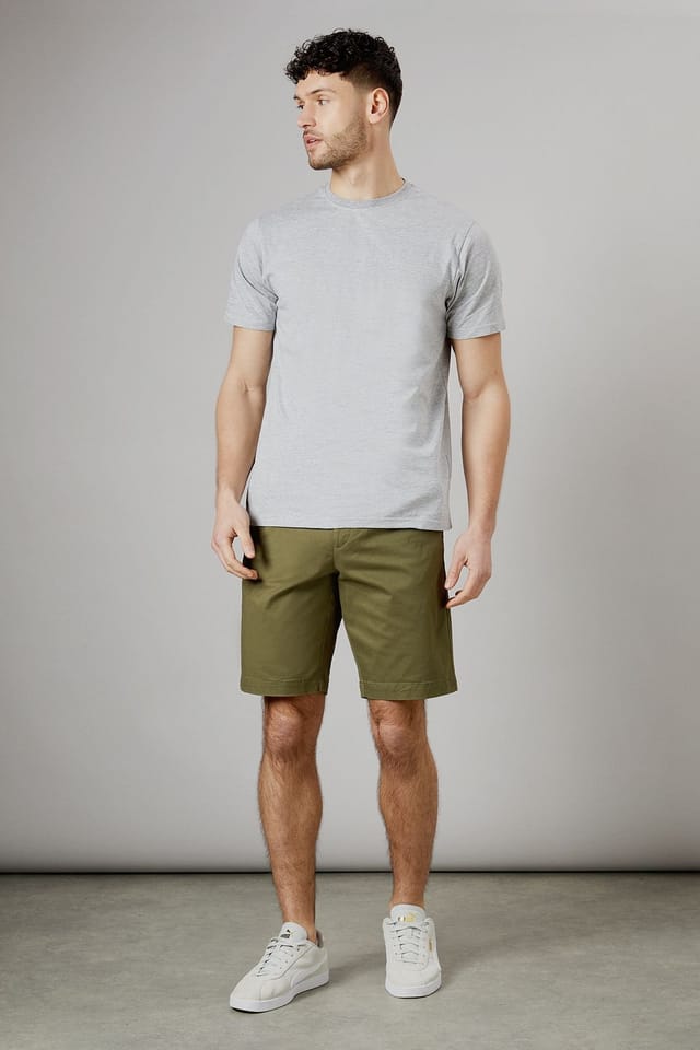 Maine Maine Men's Premium Chino Shorts in Khaki - 2