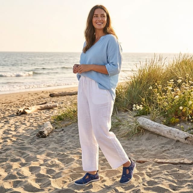 Free spirit Free spirit Women's Cleveland Touch Fasten Casual Shoes in Blue - 2