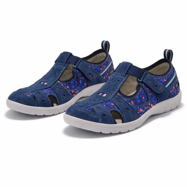 Free spirit Free spirit Women's Cleveland Touch Fasten Casual Shoes in Blue - 3
