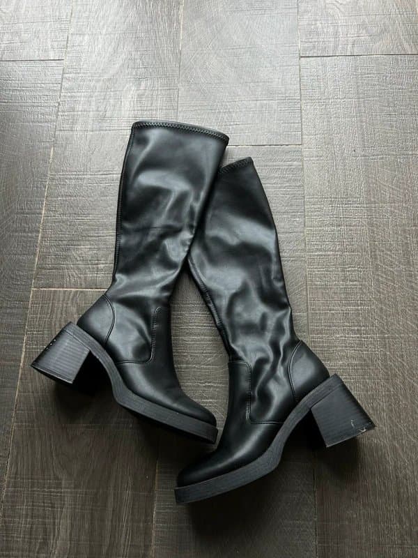 ASOS ASOS leather square toe boots