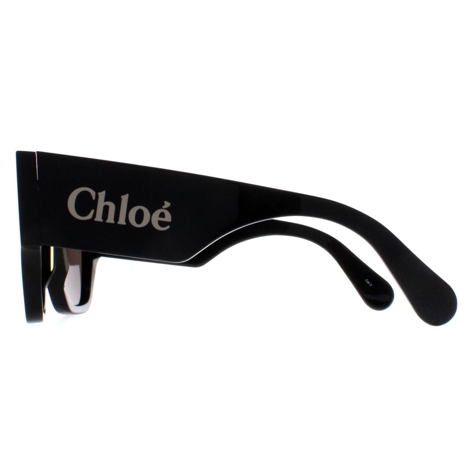Chloé Chloé Women's Square Black Grey CH0233S - 3