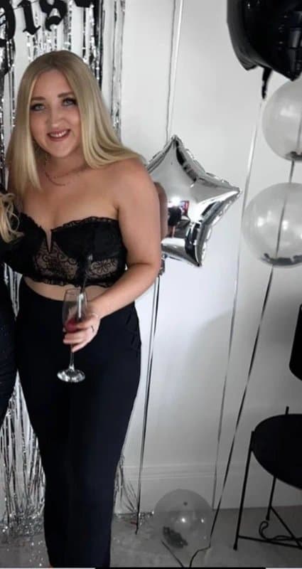 ASOS Black lace cropped corset style top