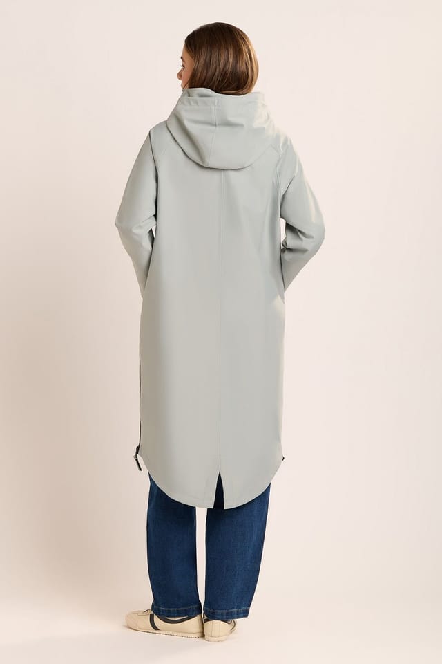 Brakeburn Brakeburn Women's POP WATERPROOF COAT in Blue - 2