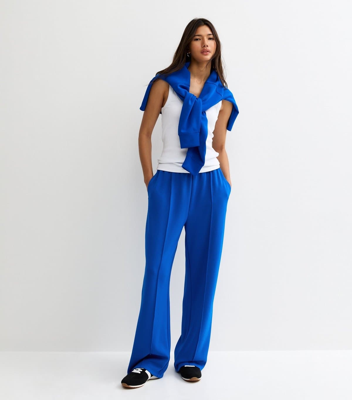 New Look Women's Premium Bright Blue Jersey Joggers New Look