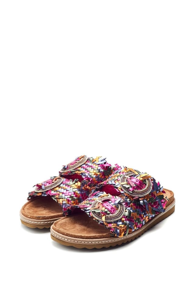Moda In Pelle Moda In Pelle Women's 'Olisia' Metallic Leather Flatforms - 2