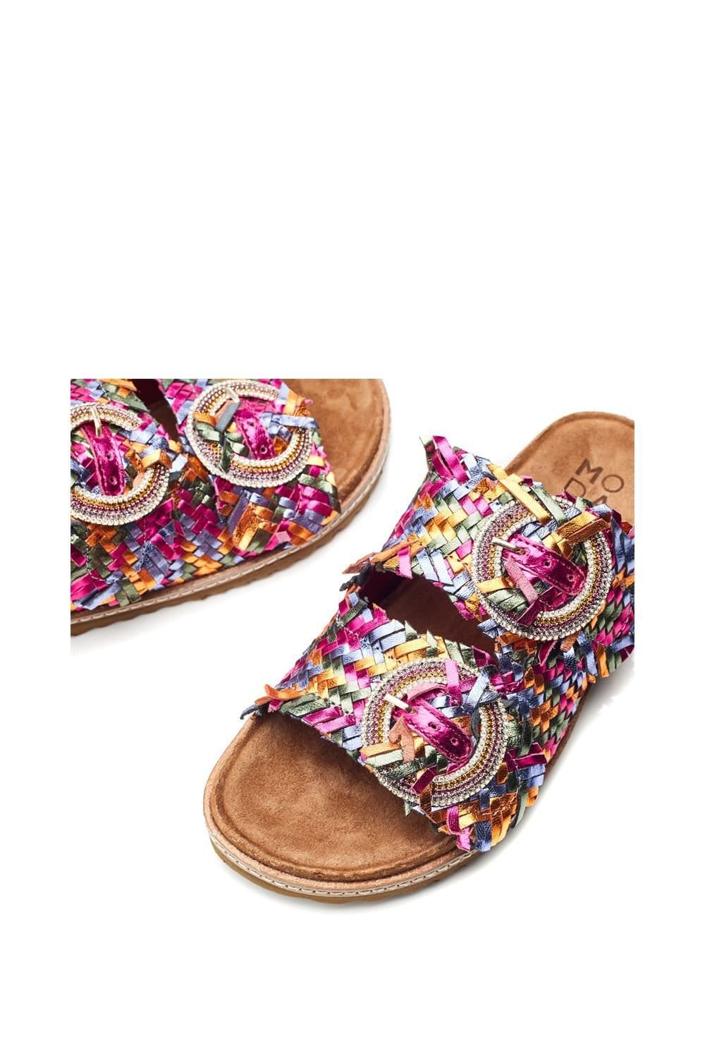Moda In Pelle Moda In Pelle Women's 'Olisia' Metallic Leather Flatforms - 4
