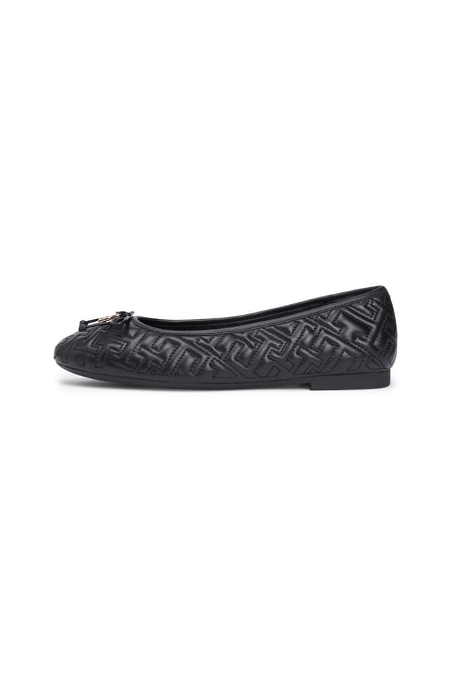 Tommy Hilfiger Tommy Hilfiger Women's TH Quilted Ballerina Black - 3