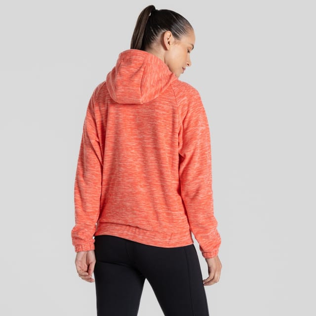 Craghoppers Craghoppers Women's Esk' Hooded Half Zip Fleece in Coral - 2
