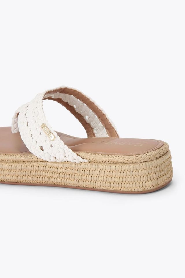 Carvela Carvela Women's 'Portofino Sandal' Sandals in White - 3
