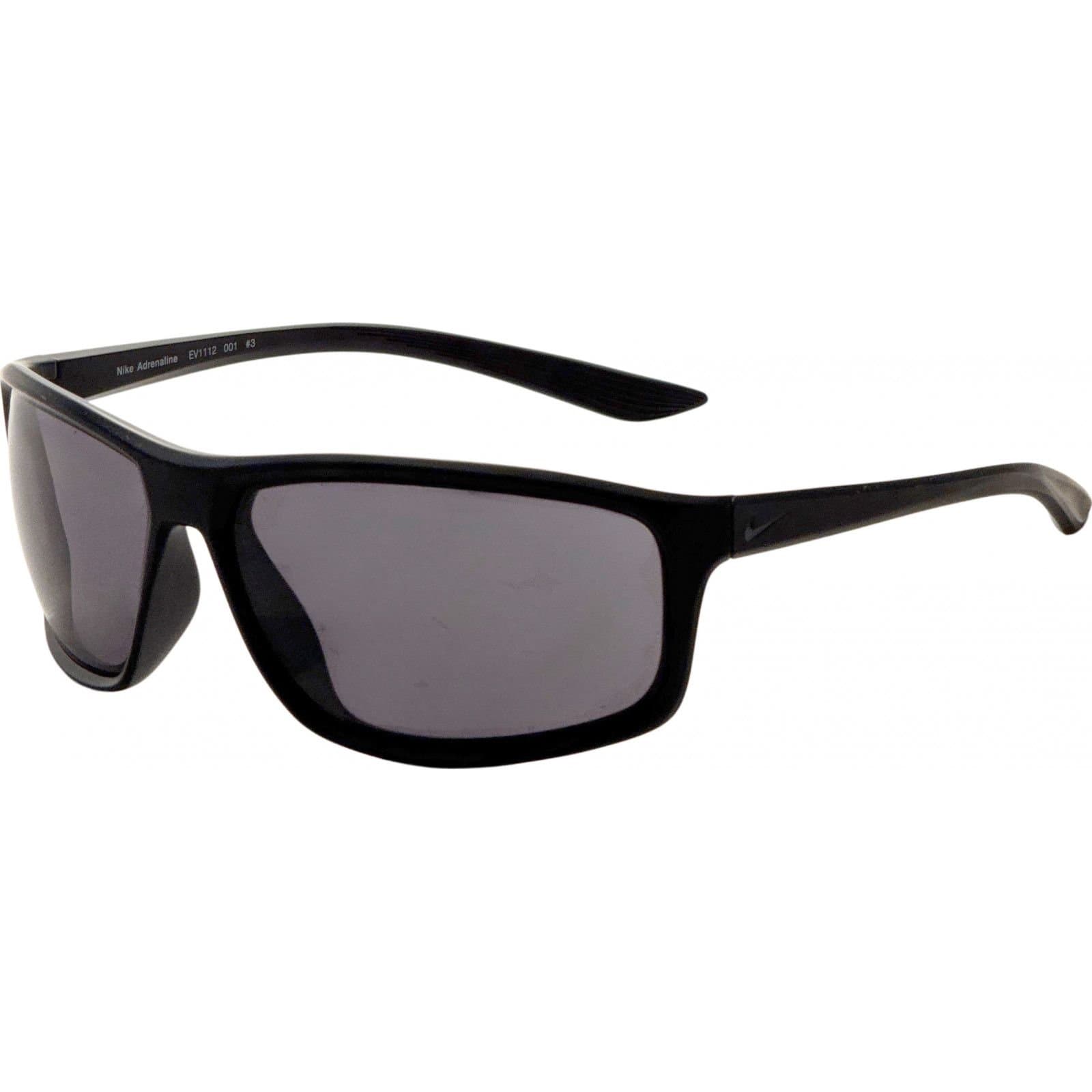 Nike Nike Men's EV1112-001-66 Adrenaline Square/Rectangle Sunglasses in Black