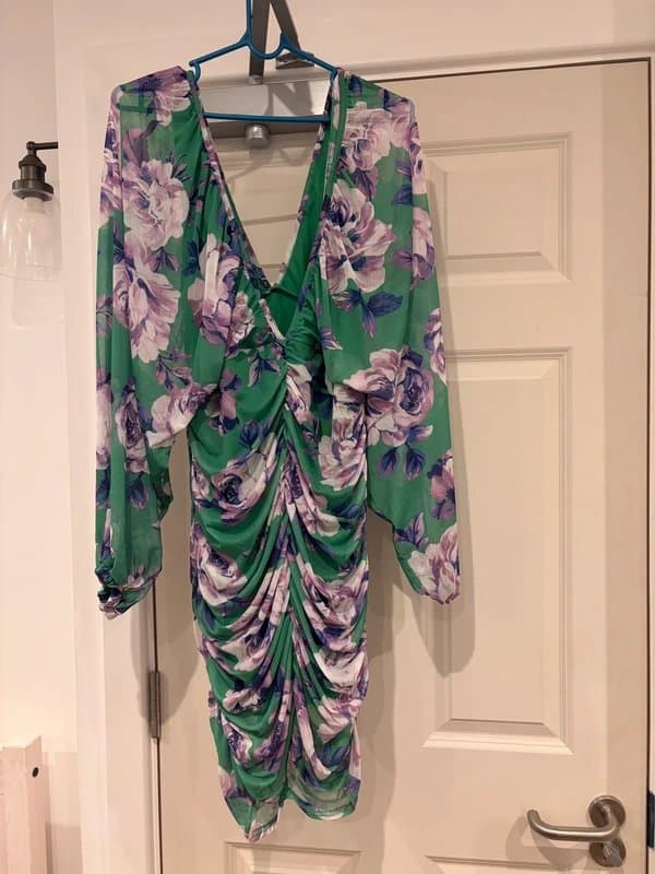 ASOS Green floral dress