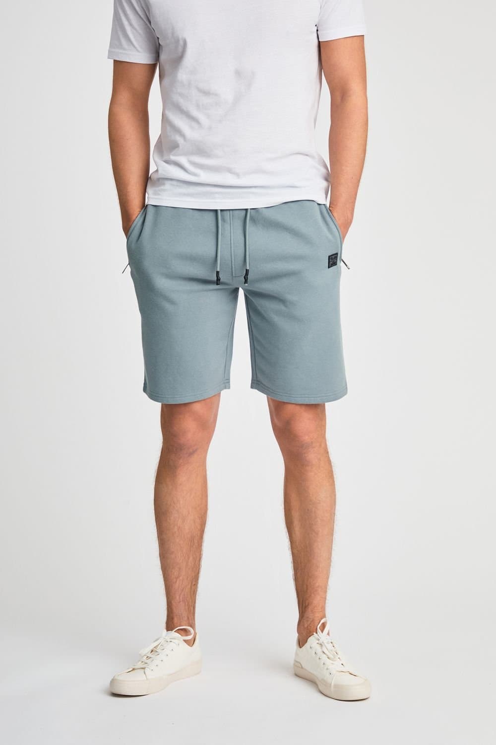 Tokyo Laundry Tokyo Laundry Men's Jogger Short with Drawstring in Grey