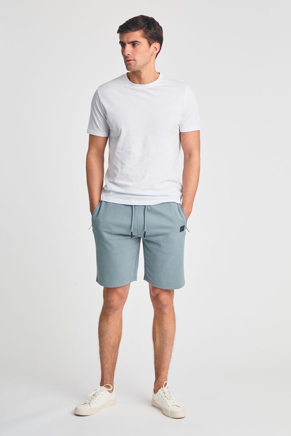 Tokyo Laundry Tokyo Laundry Men's Jogger Short with Drawstring in Grey - 3