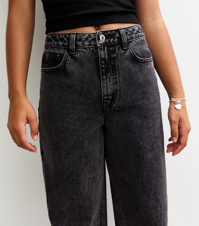 New Look Girls' Black Wide Leg Jeans New Look - 3