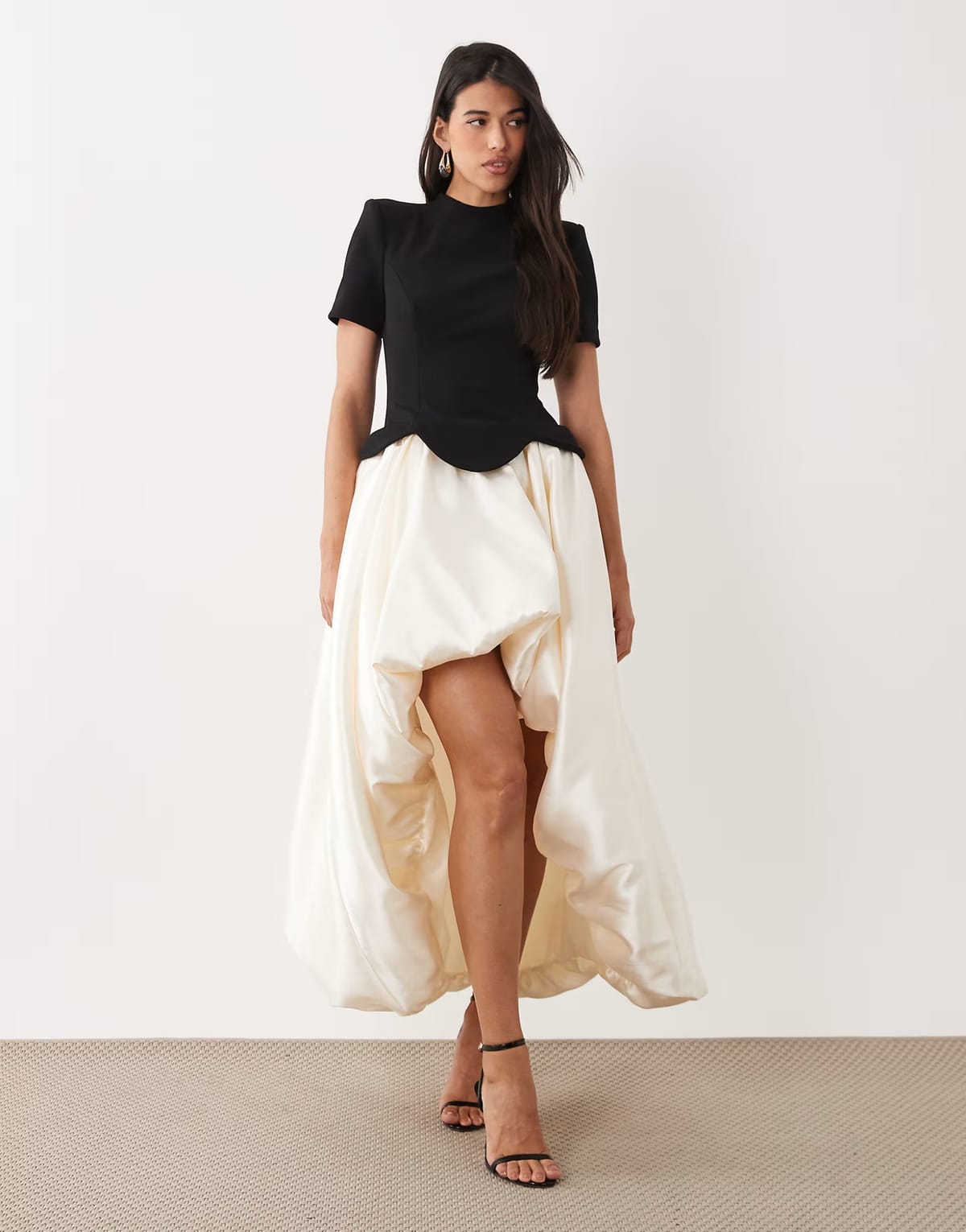 ASOS ASOS LUXE structured bodice bubble hem dress - 1