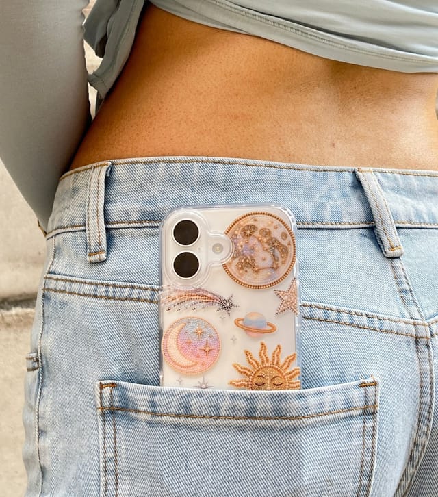 Coconut Lane Celestial Print Phone Case Coconut Lane New Look - 3