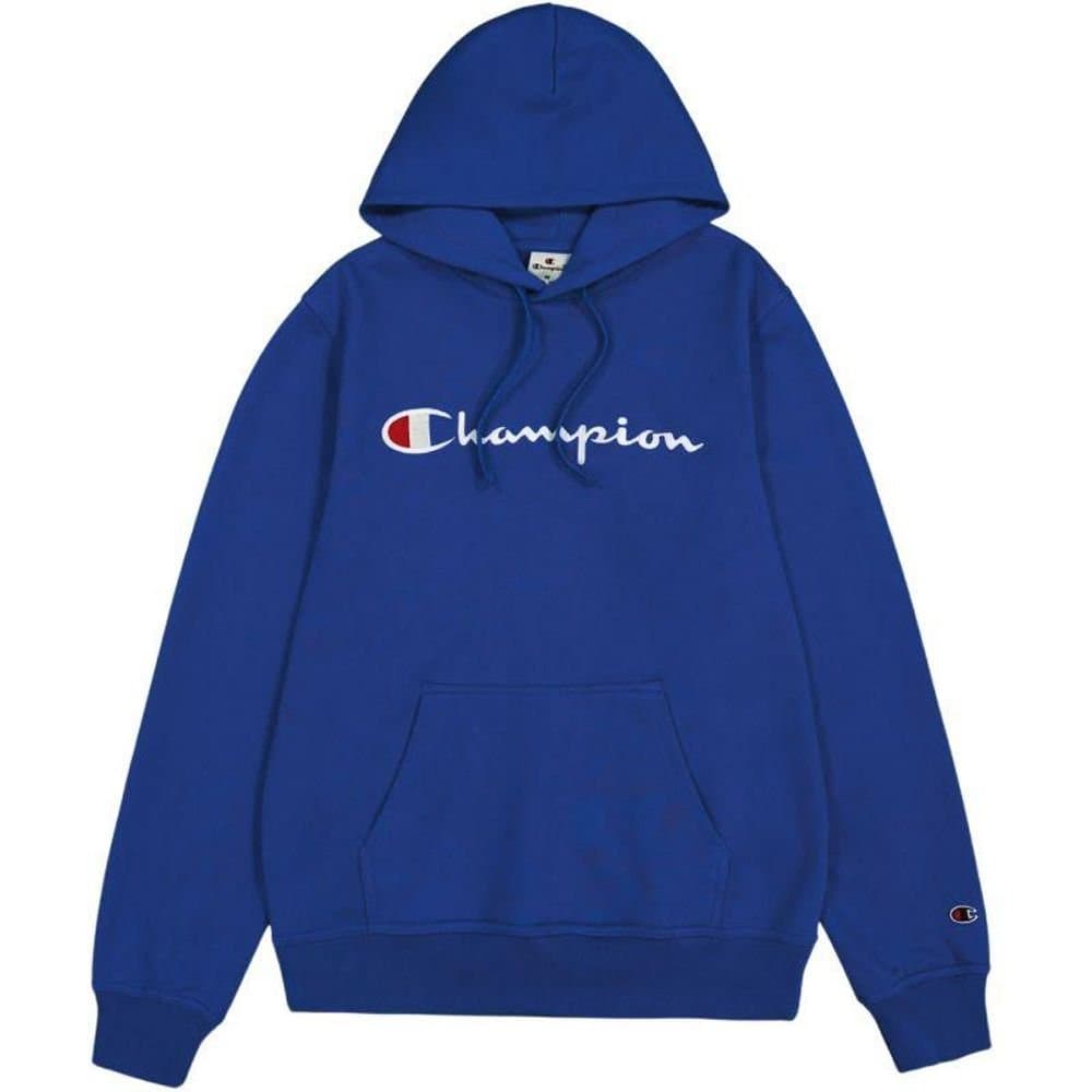 Champion Champion Men's Embroidered Logo Hoodie in Blue