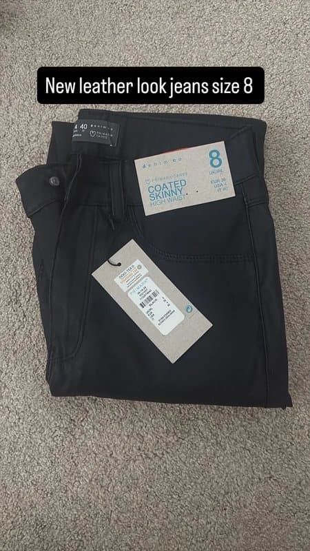 Primark Leather look jeans
