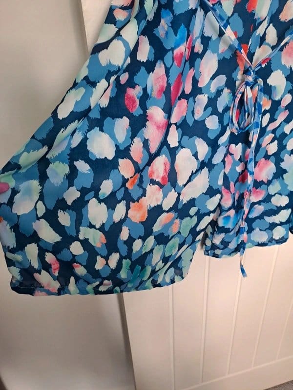 New Collection Blue Multi Playsuit