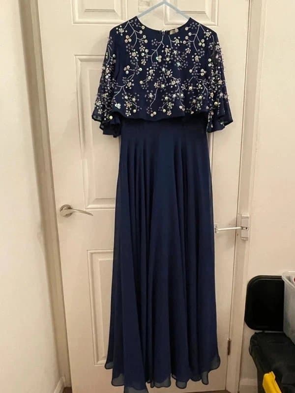 ASOS Blue asos maxi party dress