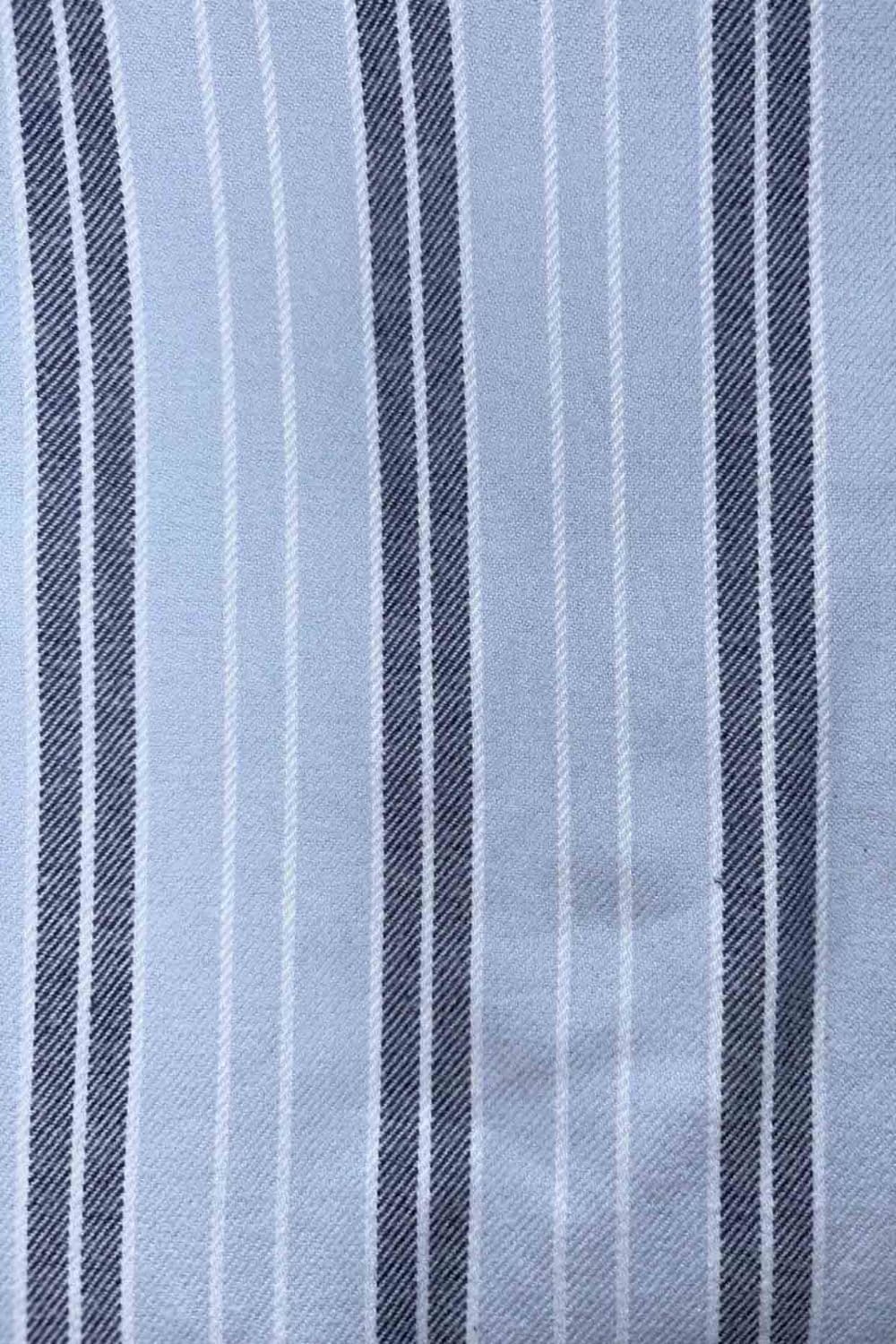 British Boxers British Boxers Men's "Brighton Blue" Stripe Brushed Cotton Pyjama Set in Light Blue - 4