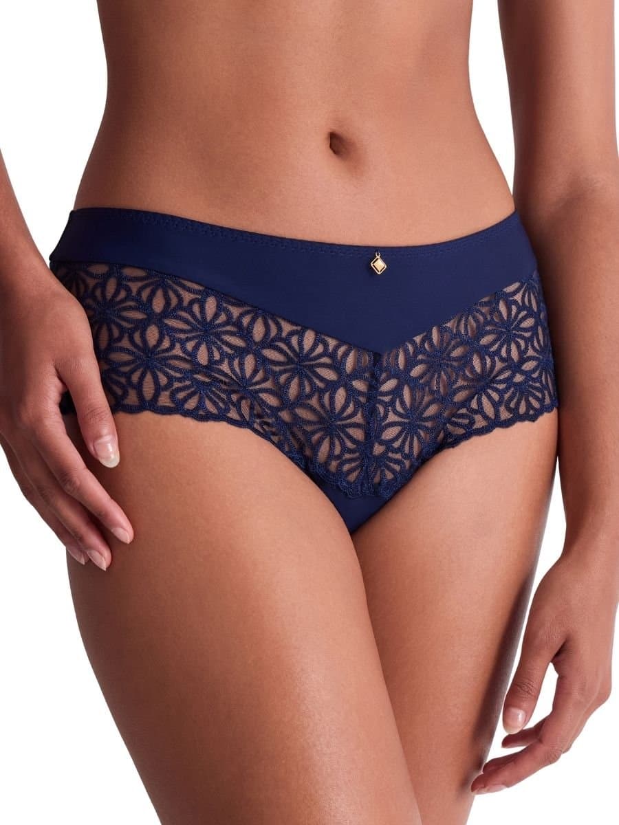 Aubade Aubade Blue Cotton Cheeky Short