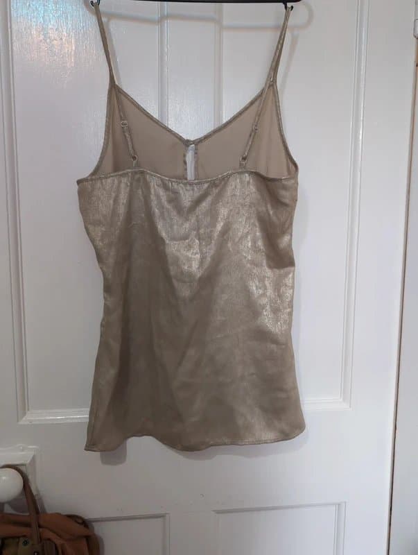 Never Fully Dressed Never Fully Dressed gold/ beige cami - new with tags size 10