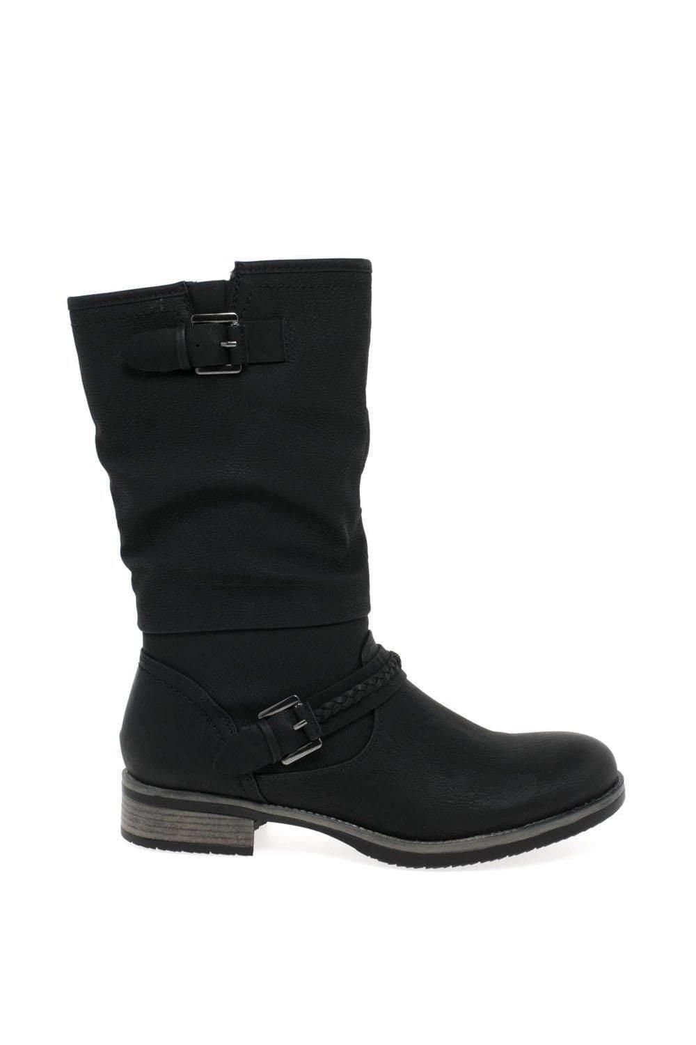 Rieker Rieker Women's 'Estella' Calf Length Slouch Boots in Black