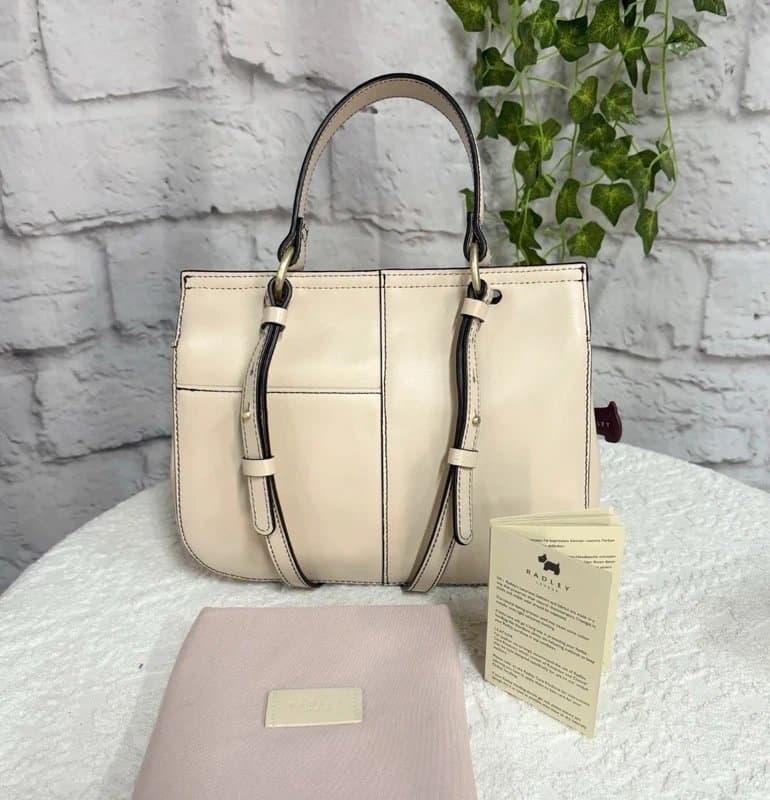 Radley Radley “Parkhurst” Ladies Vintage Cream Multiway Grab Bag BNWOT