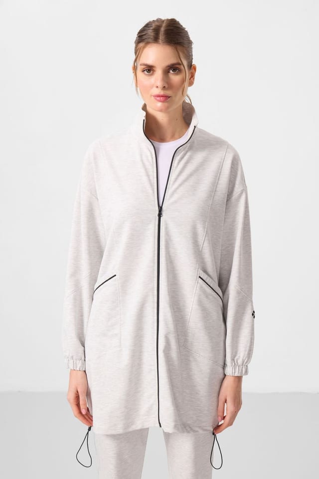 Tommy Life Tommy Life Women's Women's Knit Tracksuit Set in Light Grey - 3