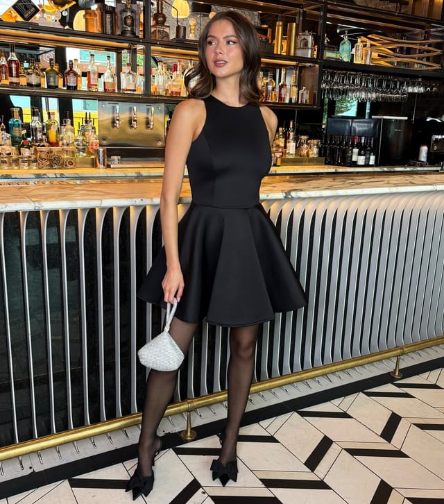 AX Paris Women's Black Neoprene Sleeveless Mini Dress AX Paris New Look - 2