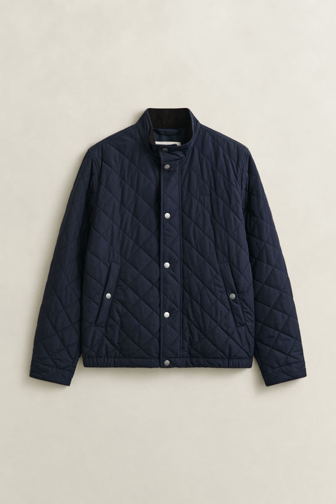 Gant Gant Men's Classic Quilted Jacket Evening Blue in Navy