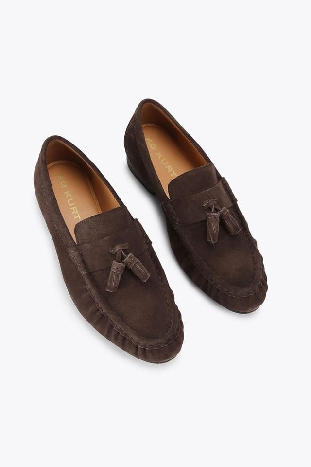 KG Kurt Geiger KG Kurt Geiger Men's 'Frankie' Suede Shoes in Brown - 2