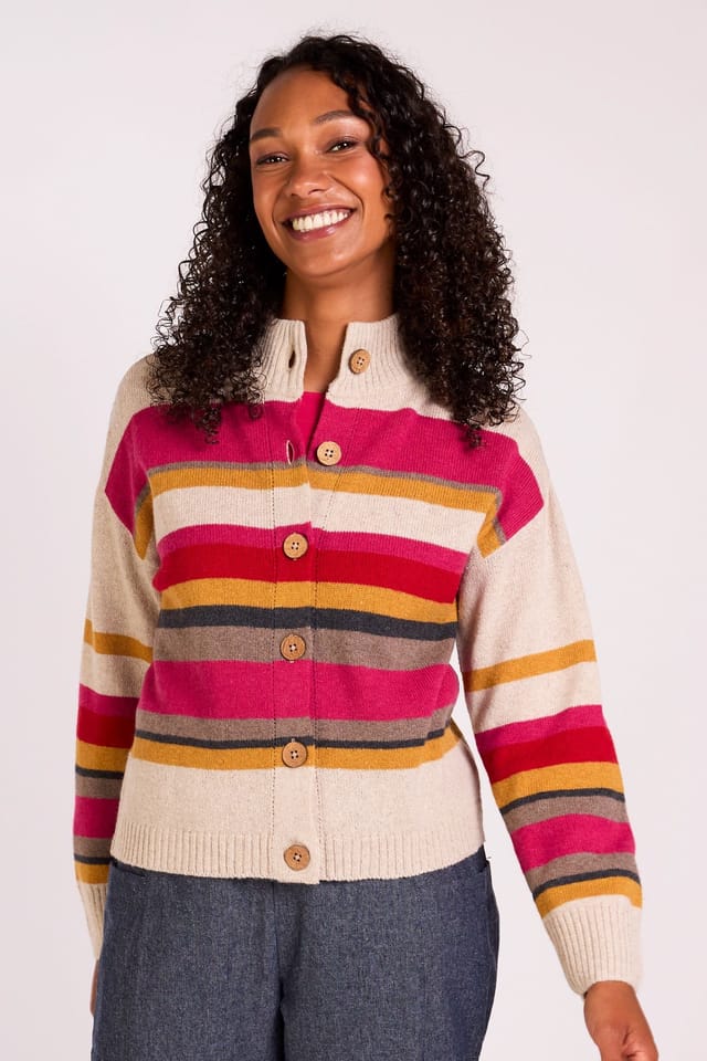 Nomads Clothing Nomads Clothing Women's Women Striped Long Sleeve Cardi - 2