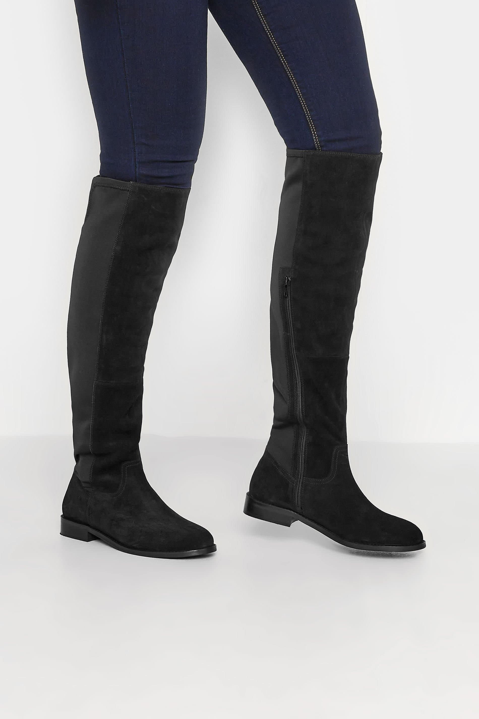 Long Tall Sally Long Tall Sally Women's Knee High Boots in Black