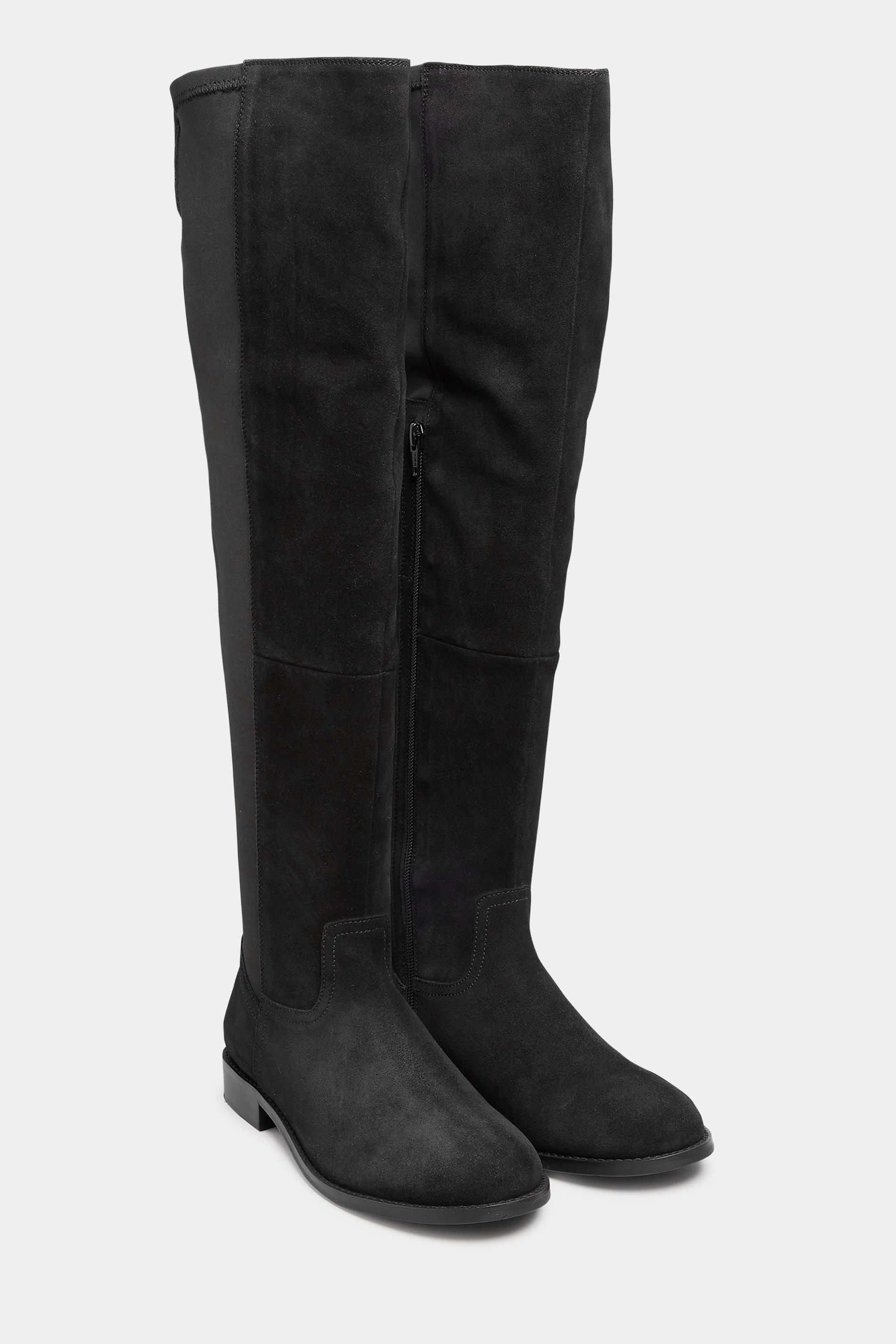 Long Tall Sally Long Tall Sally Women's Knee High Boots in Black - 2