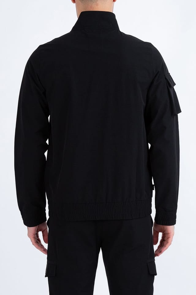 Luke 1977 Luke 1977 Men's Crater Funnel Neck Jacket in Black - 2