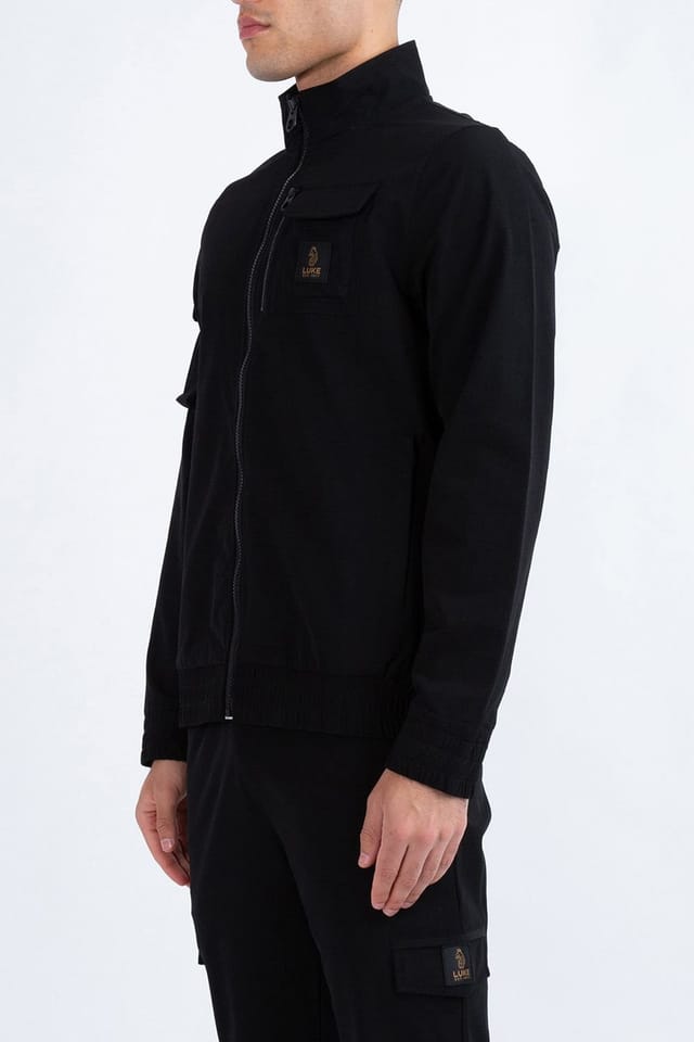 Luke 1977 Luke 1977 Men's Crater Funnel Neck Jacket in Black - 3