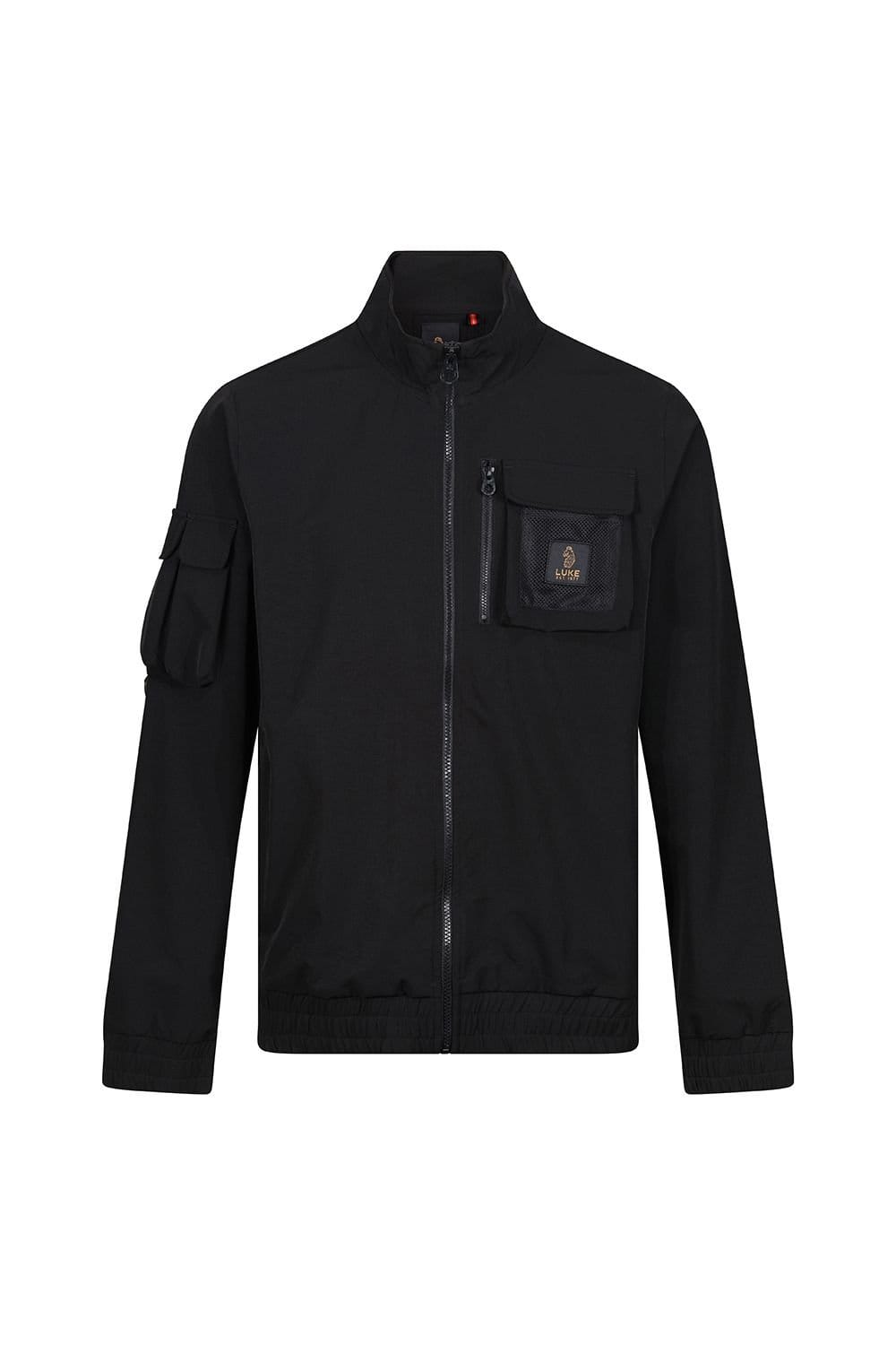Luke 1977 Luke 1977 Men's Crater Funnel Neck Jacket in Black - 4
