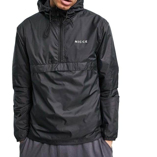 Nicce Nicce Men's Cora Black Kagoule Jacket - 2