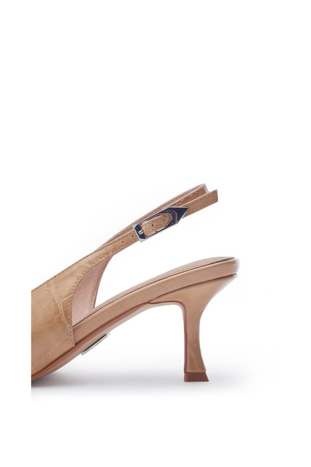 Moda In Pelle Moda In Pelle Women's 'Gallia' Mocc Croc Court Shoes in Camel - 3