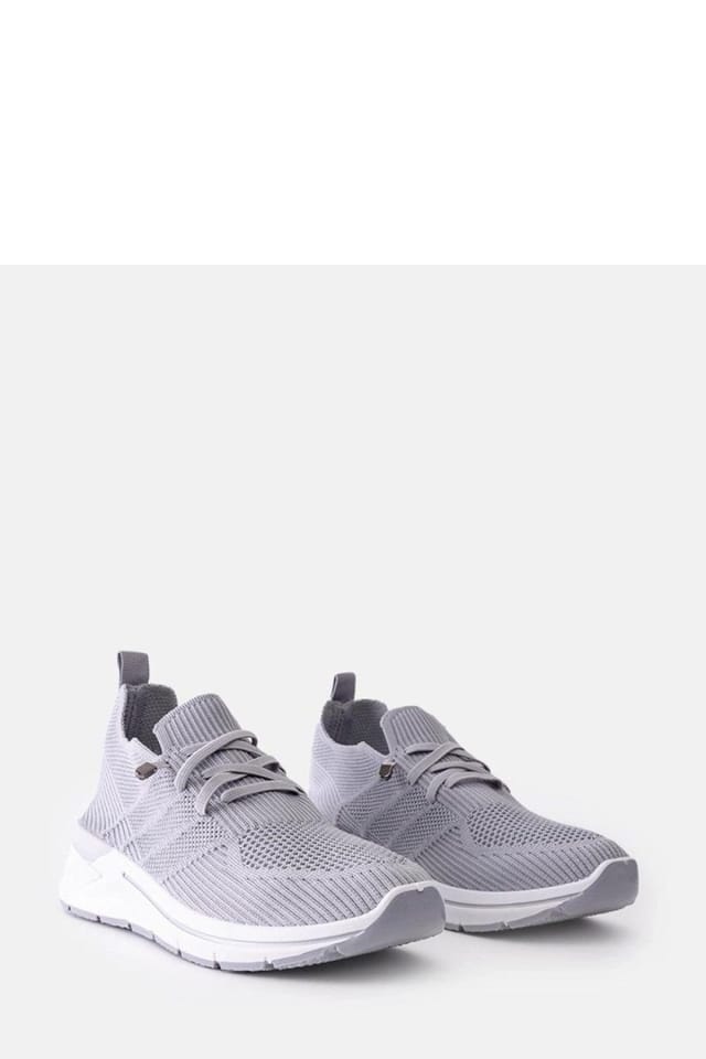 Love Lace Love Lace Women's Gray Slip On Sport Sneakers Low Profile Rubber Sole Summer in Grey - 2