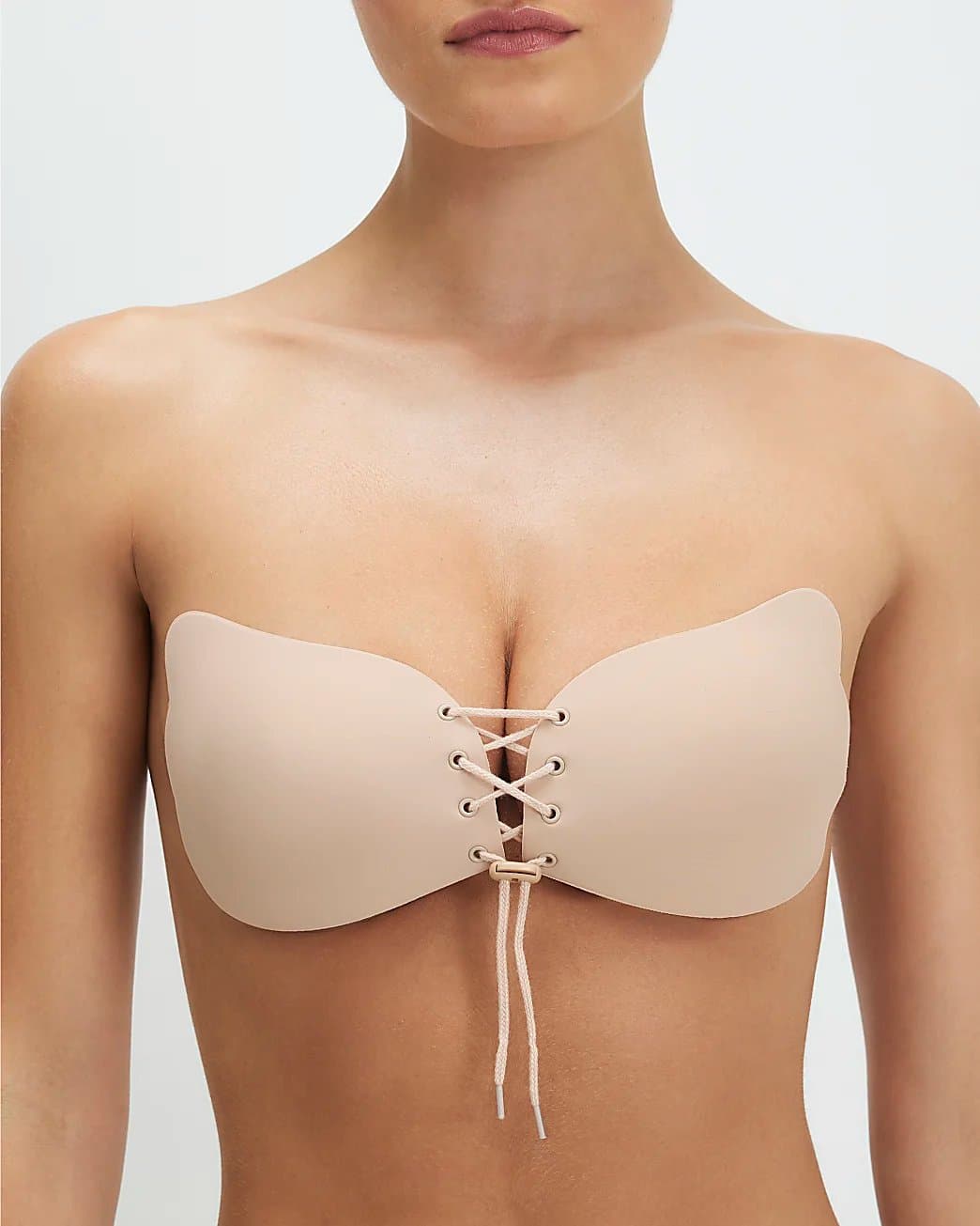 River Island River Island Womens Beige Stick On Push Up Bra