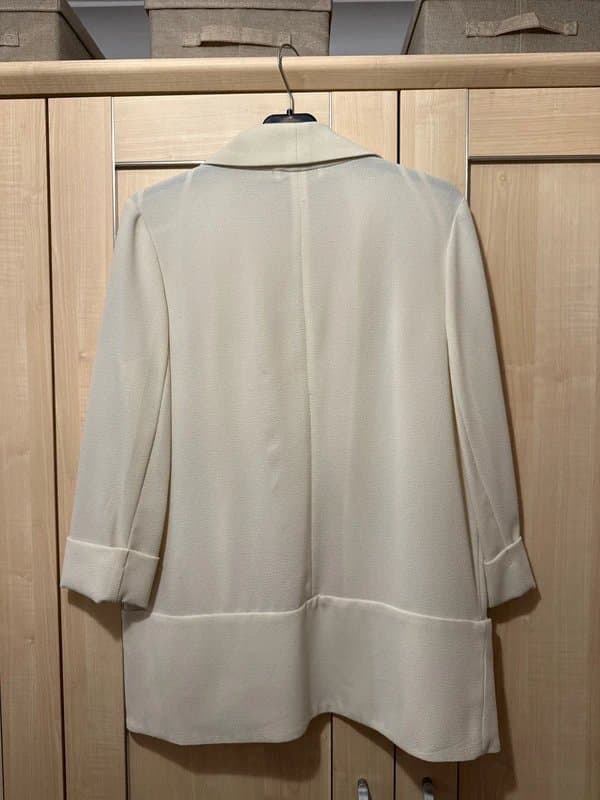 New Look Cream Lightweight Blazer, New Look, UK 12